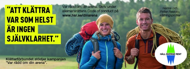 Håll Sverige rent banner 2014