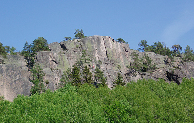 Toppen av Simonsberget. Foto: Andreas Andersson