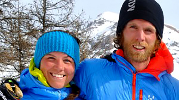 Emelie Forsberg och André Jonsson satsar inför de skidalpina tävlingarna i februari. Foto: Anders Burman, www.skidalpinism.se.