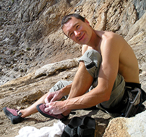 Martin Roberts, som driver företaget Titan Climbing.