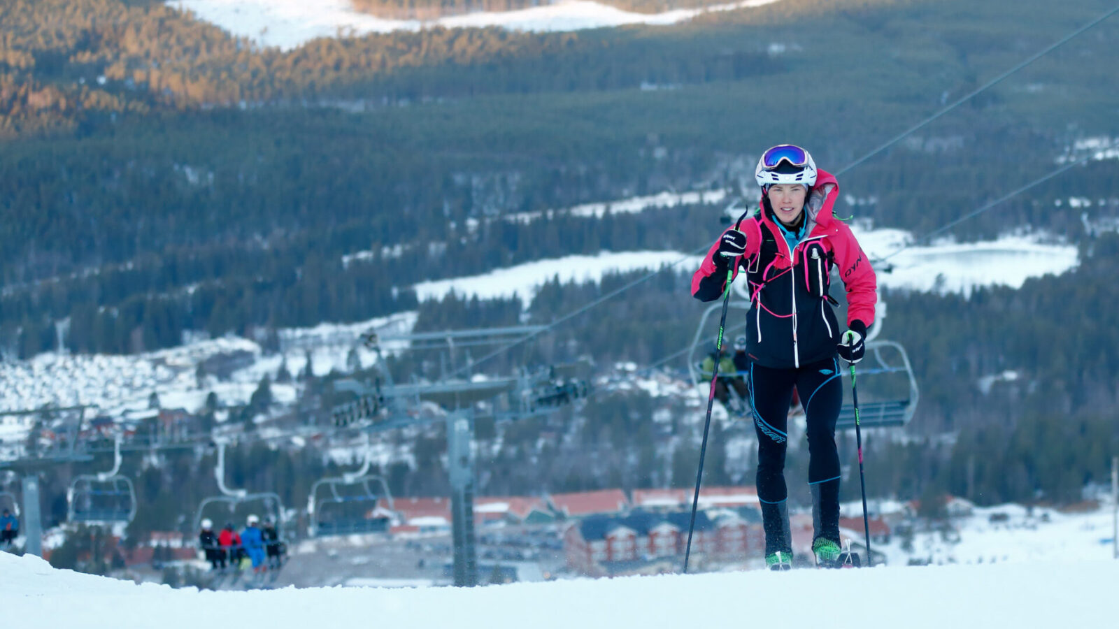 Tove Alexandersson i Dalafjällen.